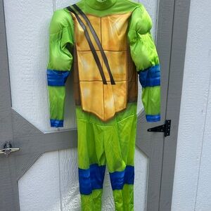 Kids Ninja Turtle Costume - Green and Blue